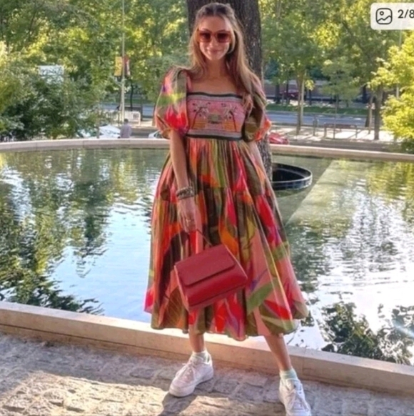 Farm Rio Beaded Mididress - Picture 2 of 4